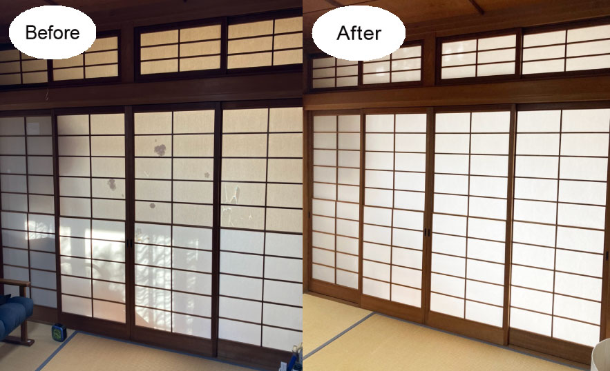 畳、障子張替え